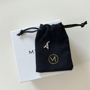 Mejuri Diamond Letter Charm (A)